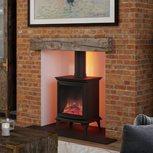 Bourne Stove with Back Lighting